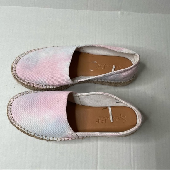 Splendid Laney Pastel Tie Dye Espadrille Platform Slip On Sneaker Shoe - Picture 5 of 10